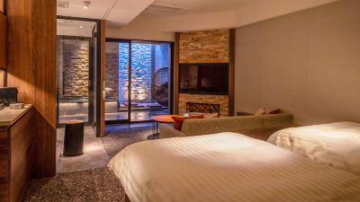 テラス露天風呂付ツイン 禁煙 草津ナウリゾートホテルの写真