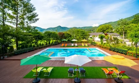 Yangpyeong Byeolhana Talk Swimming Pool Family Private Pension Отели рядом со станцией Yongmun Station