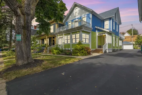 Luxury 3BR, 2 Full + 2 Half Baths / Walk to Elmwood / Garage / EV Charger / AC