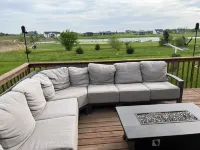 Large home on golf course, close to Seven Oaks, Ledges Park & ISU.  Sleeps 12+ Hotels in Boone