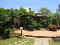 Villa near the sea submerged in greenery