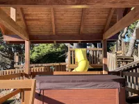 Beach Retreat House w/Ocean Views, Covered Hot Tub, & Large Fenced Yard