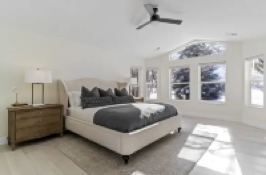 Stunning Lakefront Retreat with Jacuzzi and Unobstructed Mountain Views