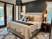 Behind The Pines cabin on the lake!