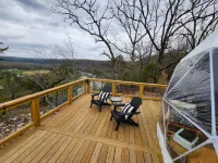 RIVER VIEW Cliff Dome Glamping @ White River, minutes to fishing, hikes!