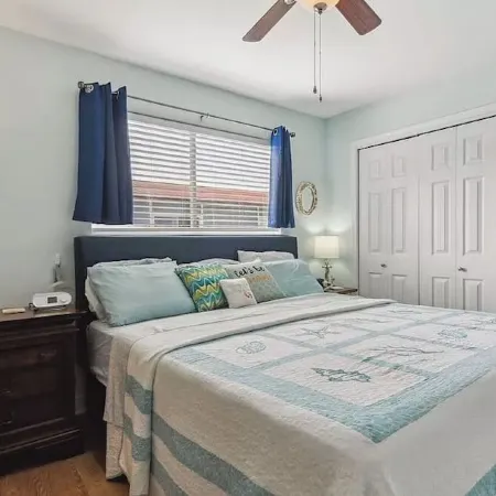 Relax with the whole family just across from Biloxi Beach.