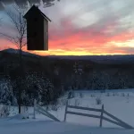Mountain  side cabin views of sunsets every day  nearest neighbor is a mile away