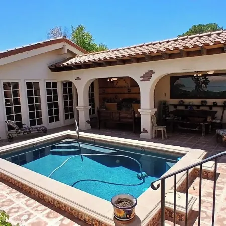 BIG ONE OF A KIND EUROPEAN SPANISH MEXICAN HACIENDA HOUSE W/ POOL ARTSY VINTAGE