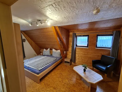 Vacation in nature - view of the Elbe Sandstone Mountains in Saxon Switzerland Hotels in Konigstein