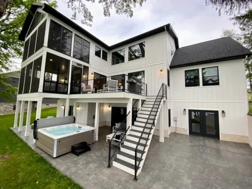 BRAND NEW 7 BR / 5 BA luxury home ON Keuka Lake just outside of Penn Yan!