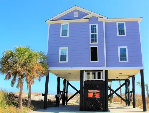 Luxury beach house ON THE SAND! Vacation in style! Literally steps to the beach!