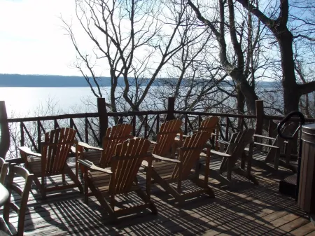 40 Acre Wooded Retreat Overlooking Lake Pepin with Lakefront