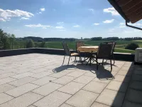 2 room loft apartment with large roof terrace