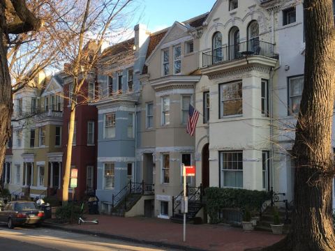 Heart of historical Georgetown in Washington DC