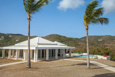 Exquisite house overlooking Caribbean ocean, 7.7 gated acres.