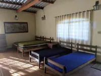 Very green place to relax by the pool