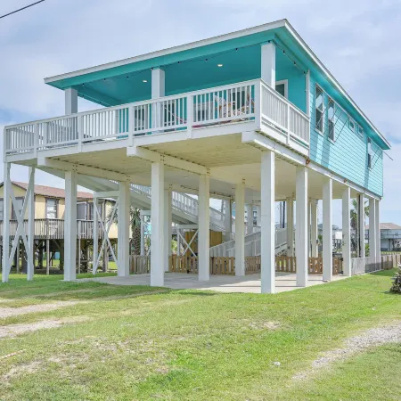 Furnished Deck + Ocean Views: Surfside Beach Home