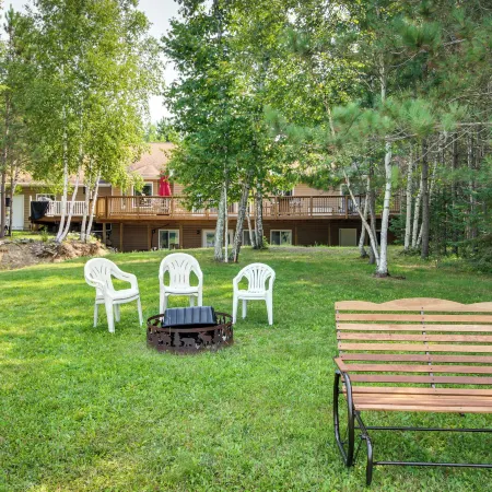 White Swan Lake Home Near Hiking & Snowmobiling!