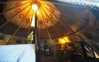 The Glamping, studio tent with bathroom, extra kitchen room, terrace. Hotels in El Pueblo