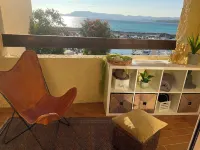 Exceptional duplex overlooking the Port of La Madrague, Sunset Evening