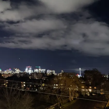 Space Needle and Mountain View. Top-Floor Condo
