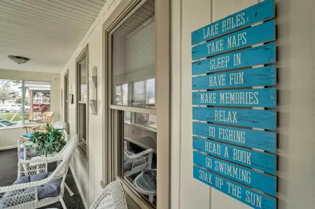 All-Season Grand Haven Getaway with Deck!