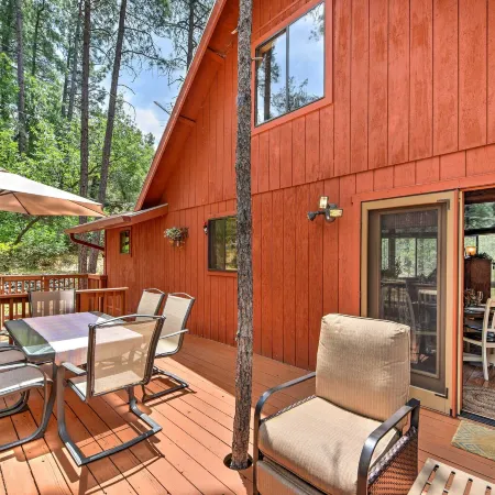 Relax Fireside! Peaceful Forest Haven in Prescott