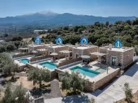 Villa in Melidoni with Private Pool & Views - 3-Star