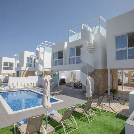 Protaras VIE Bleu Villa Vb14 New 3 Bedroom Villa in the Center of Protaras
