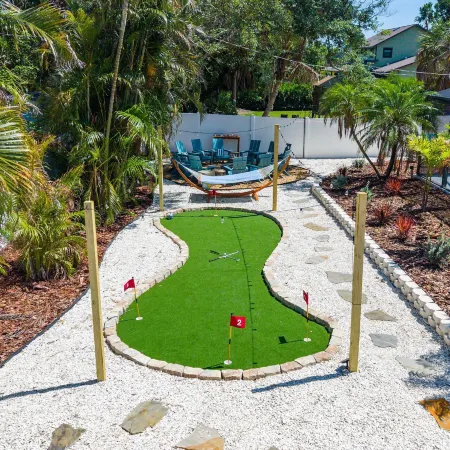 Manatee Haven Pool Games Hot Tub Firepit