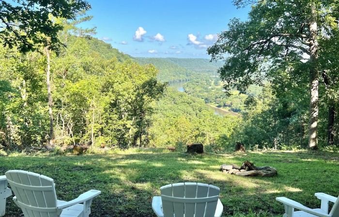 The Stone Cottage! Private with incredible views of the River and Mountains.