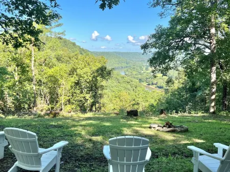 The Stone Cottage! Private with incredible views of the River and Mountains.