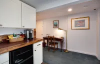 PORTHOLE:  Peaceful with a private, locked, covered patio to relax/ store bikes.