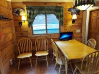 Entertainment Cabin: with 8 Large Screen TV's on 1 Wall.  Great for Small Groups Hotels in Warrens