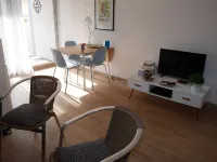 Charming 2-room apartment, city center, loggia, parking