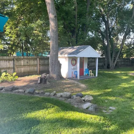 Contemporary home in quiet neighborhood with pool & great back yard close to all