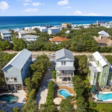 30A |Walk to Beach |Gulf Views |Private Pool |4BR