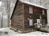 Cozy cabin in the woods