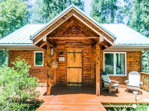The Most Romantic Creekside Cabin - with Hot Tub and Privacy