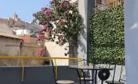 The apartment is located right in the city center.  Parking available
