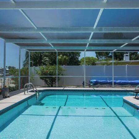 Private waterfront retreat with pool & 40 foot dock