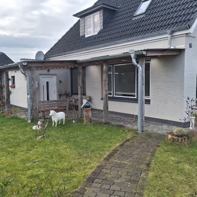 Fewo Eiderperle - Ferien Hinterm Deich mit der Ganzen Familie und Haustier