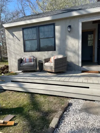 Tranquil waterfront cottage.  Recently remodeled, with relaxation in mind.