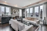 Chic Escape with Gourmet Kitchen and Skyline Views - Stylish Retreat