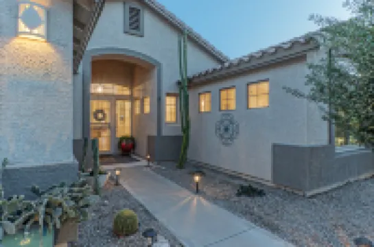 Sunlit Oasis with Pool and Fire Pits - Charming Desert Retreat