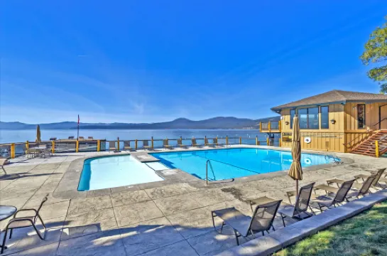 VIP lakefront condo in Brockway Springs Resort Hotels in Kings Beach