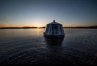 Room in Lodge - Peace & Quiet Hotel Floating Glass Room for 2 Guests Experience Northern Lights Hotels in Jokkmokk