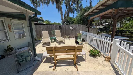 Free Boat to Use at Our Fish Camp, Water Front, Fish from Dock,Worm Farm,Pets OK