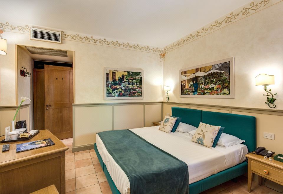 로마 트라스테베레의 밤거리 풍경