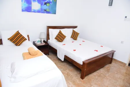 白色別墅機場轉機飯店